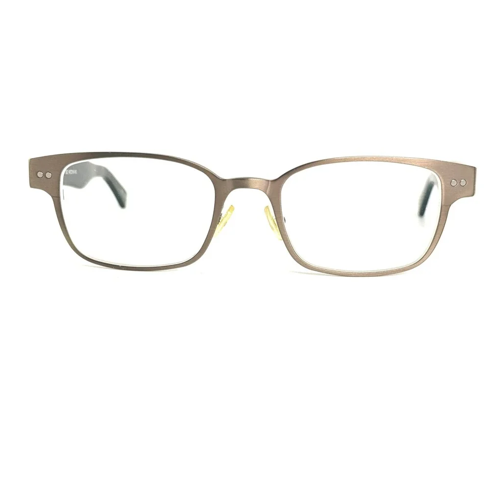iota by‎ legre Alan B2 49-19-140 Brown Rectangular Eyeglasses Frames Mens Womens